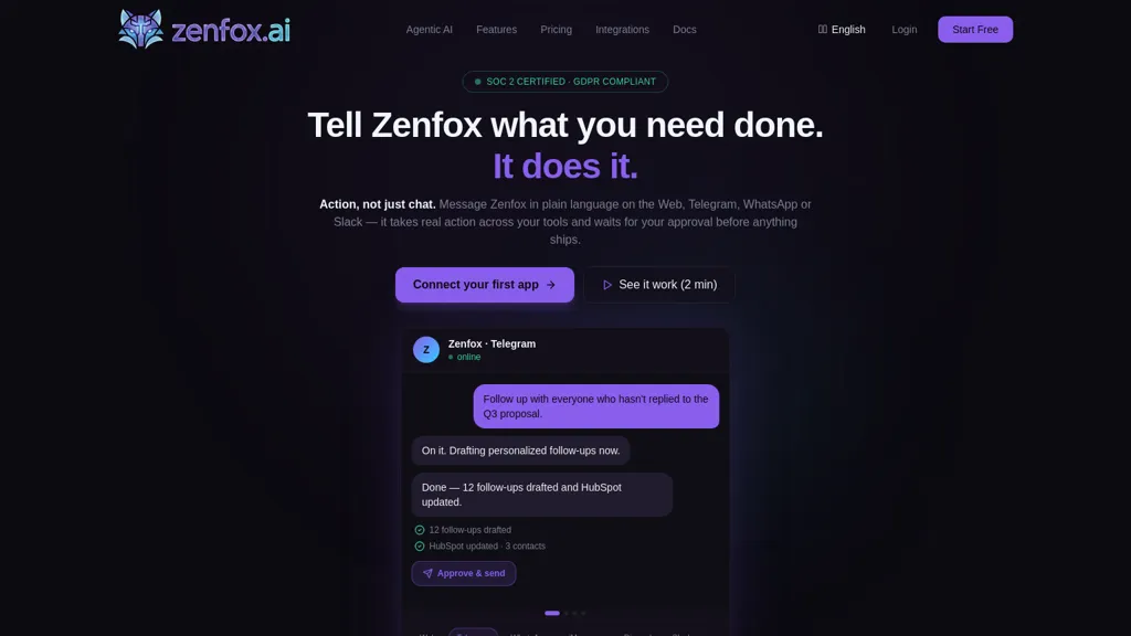 Zenfox AI logo